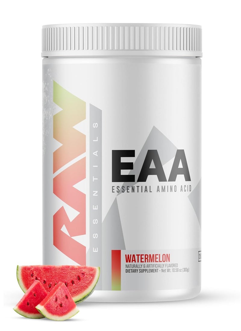 Raw Nutrition RAW EAA Powder - Ultimate Hydration, Endurance & Muscle Recovery Formula, by Chris Bumstead, Watermelon Flavor, 25 Servings  - Image 1