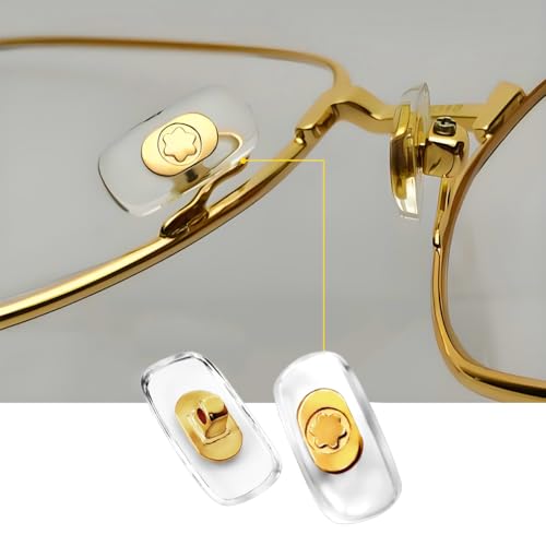 HiCycle2 Nose Pads Replacement for MontBlanc Sunglasses Eyeglasses Repair Kits (Gold) - Image 3