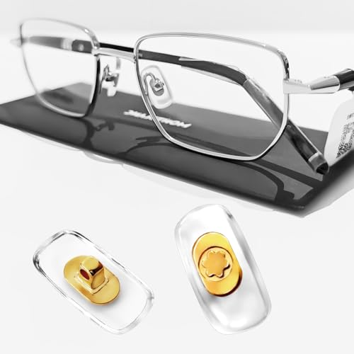 HiCycle2 Nose Pads Replacement for MontBlanc Sunglasses Eyeglasses Repair Kits (Gold) - Image 2