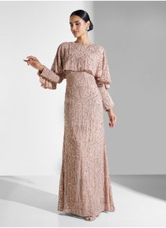 MARYISA Embellished Sequins Maxi Dress  - Image 1