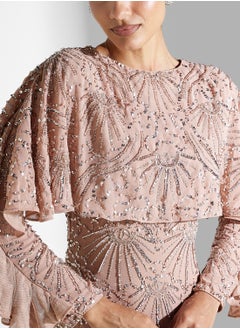 MARYISA Embellished Sequins Maxi Dress  - Image 3
