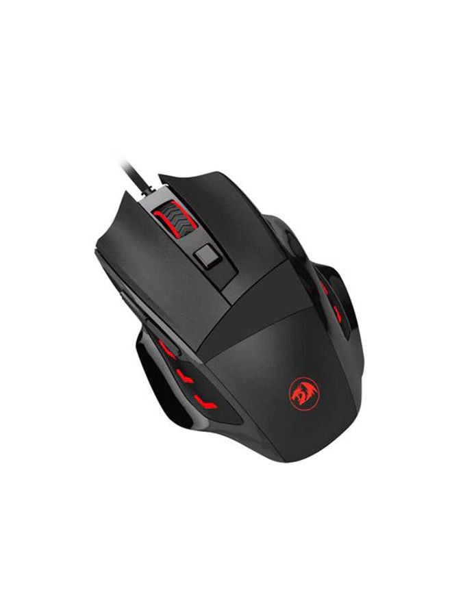 REDRAGON M609 Phaser 6 Buttons Optical Sensor Gaming Mouse Black/Red - Image 3