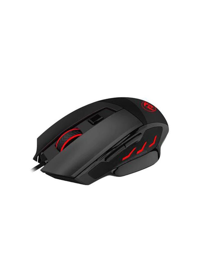 REDRAGON M609 Phaser 6 Buttons Optical Sensor Gaming Mouse Black/Red - Image 2
