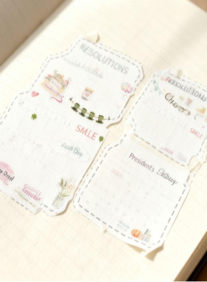 wootile Daily Planners Holiday Seasonal Sticker Seasonals Daily Planner Sticker Seasonal Calendar Stickers Calendar Journaling Stickers Holiday Seasonals Stickerss for Planning Scrapbook Journal 4 Sheet - Image 5
