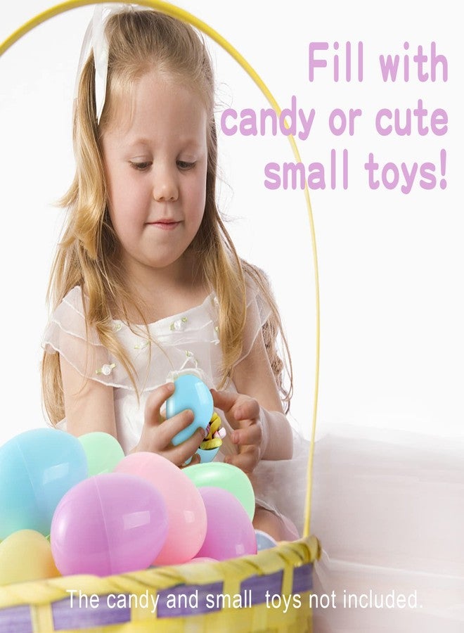 Nyicey 20 Fillable Pastel Color Plastic Easter Eggs Hunt Party Supply Pack Bulk- 2.5" Assorted Colorful Plastic Eggs - Image 2