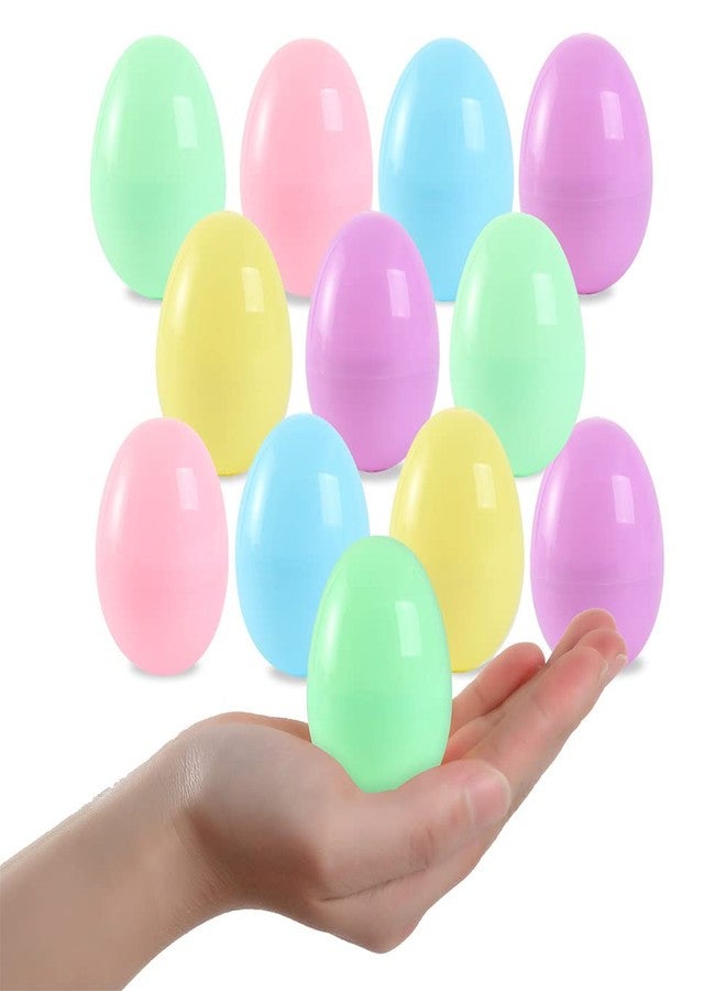 Nyicey 20 Fillable Pastel Color Plastic Easter Eggs Hunt Party Supply Pack Bulk- 2.5" Assorted Colorful Plastic Eggs - Image 1
