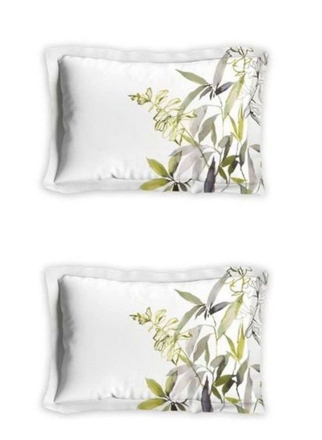 DDECOR Live beautiful DDECOR - Bamboo 100% Cotton Double Bedsheet with 2 Pillow Covers, Green  - Image 3