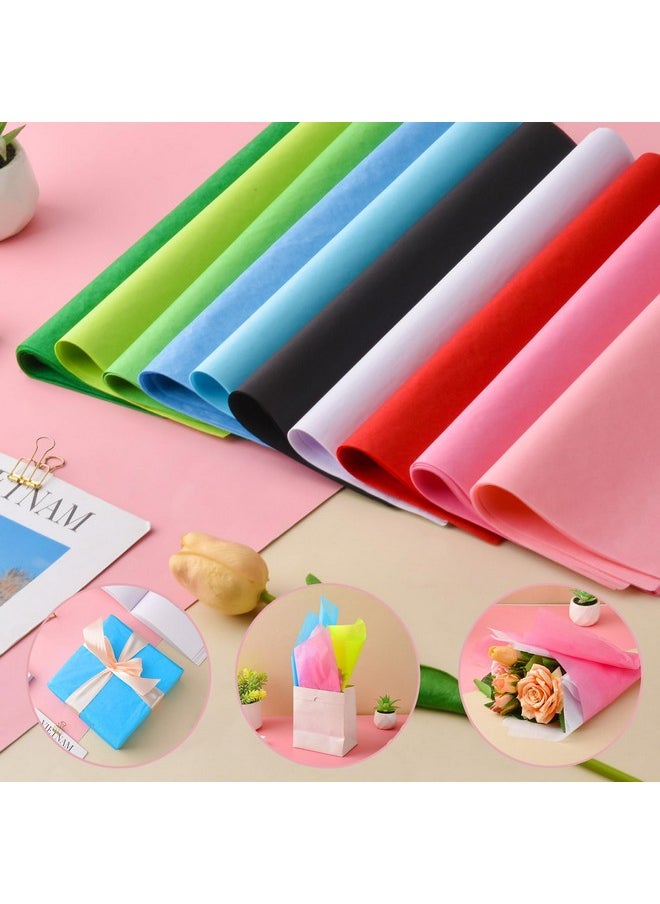 Hlonon 100 Sheets Colored Tissue Paper 12×20 Inch Tissue Paper Bulk Gift Wrapping For Gift Bags Diy Crafts Birthday Wedding Holidays Decor 10 Colors  - Image 3