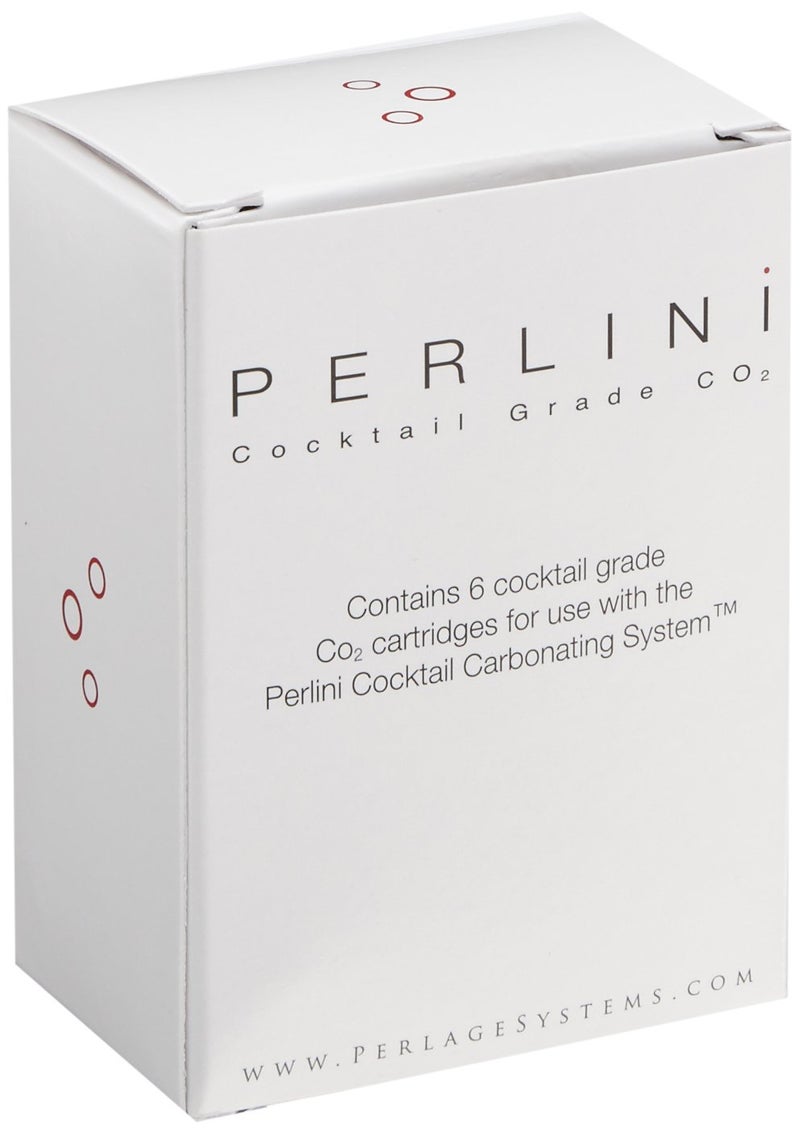 Perlini خرطوشات CO2 من بيرليني بدرجة كوكتيل، 16 جرام (6 عبوات)، لتكربون المشروبات والكوكتيلات - Image 3