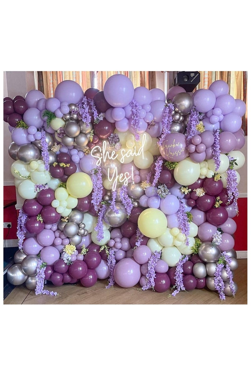 100 Pack 12 inch Round Helium Light Purple Balloons for Wedding Baby Shower Birthday Party Decorations - Image 5