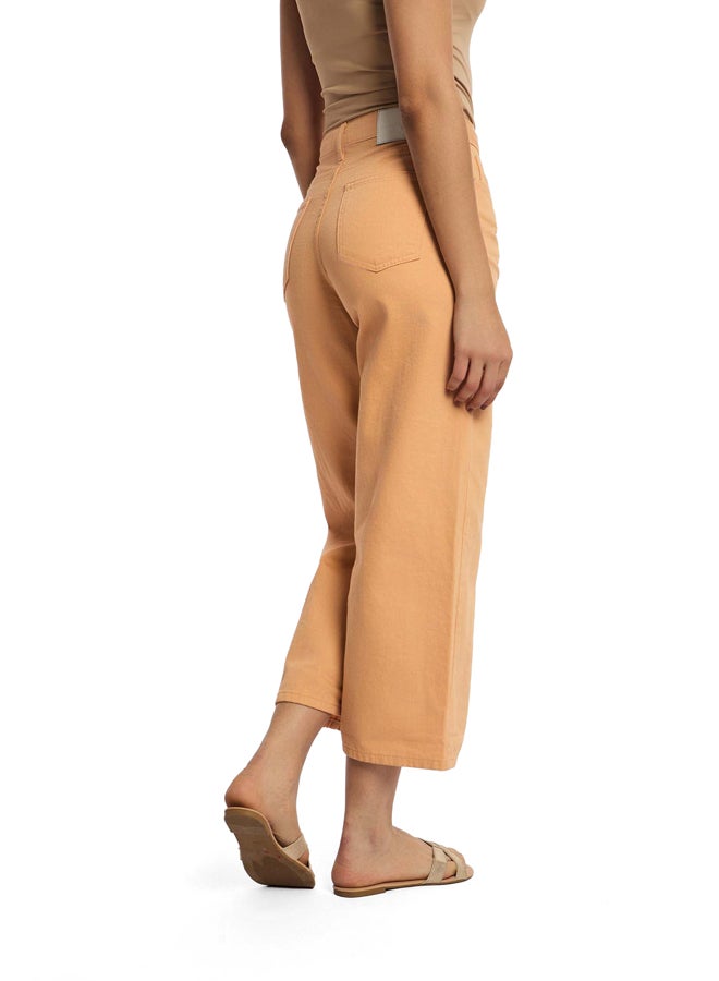 Premoda بنطال جينز دينم عالي الخصر وواسع الساق - Image 3