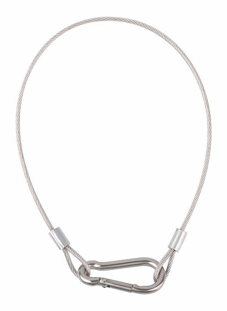 Excefore 316 Stainless Steel Lanyard Cable Tether With Rubber Coating, 2mm Safety Rope, for Navigation,Prevent Loss and Suspension of Objects - 12 Pcs  - Image 4