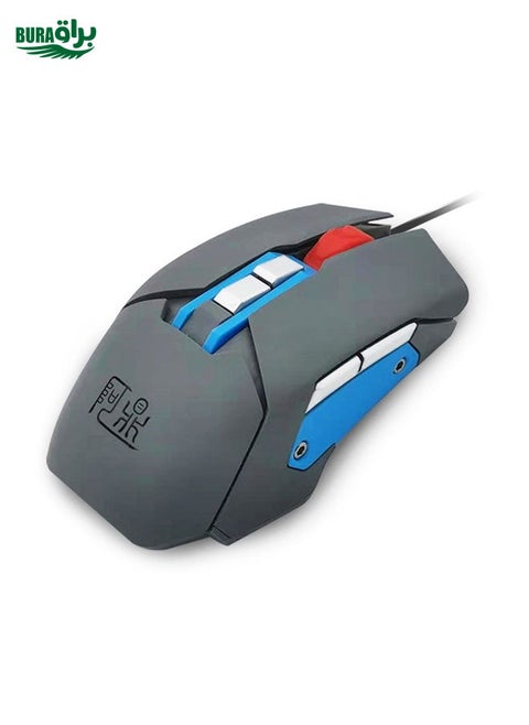 MOS9A 9 Keys 1600DPI Office Game USB Voice-Activated Voice Macro Programming Mouse, Cable Length: 2m