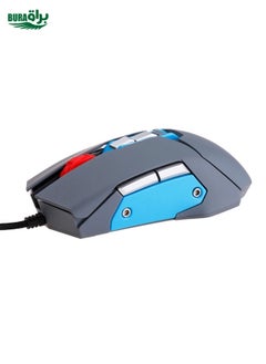 BURAQ MOS9A 9 Keys 1600DPI Office Game USB Voice-Activated Voice Macro Programming Mouse, Cable Length: 2m  - Image 2