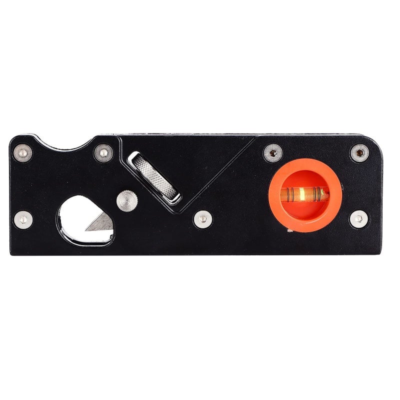 Manual Woodworking Chamfer Plane With Bubble Level High Carbon Steel Blade Black - Image 5