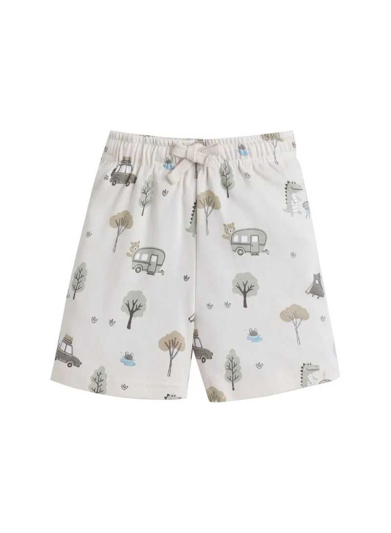 Victor And Jane  Infant Boys Animal Print Cotton Pajama Set – Soft T-Shirt & Shorts Nightwear for Men | Best Price UAE