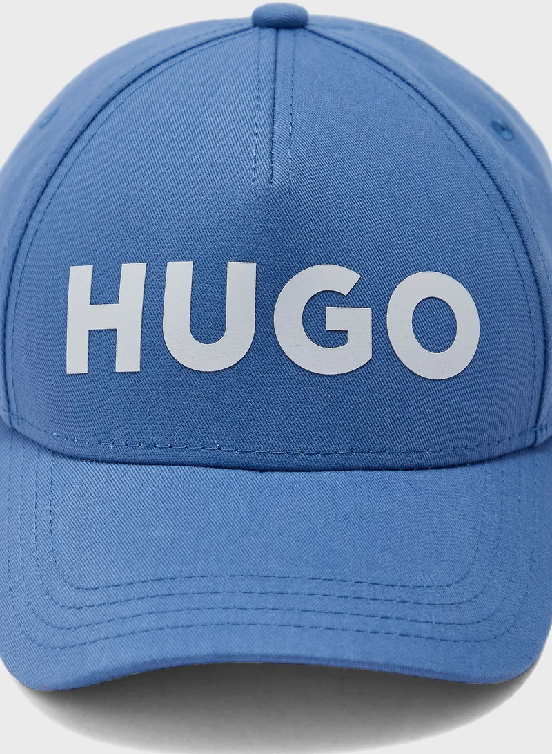 HUGO Logo Curved Peak Cap