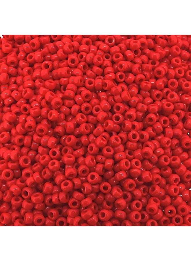Miyuki Maroon Red Opaque Miyuki Japanese Round Rocailles Glass Seed Beads 11/0 Approximately 24 Gram 5 Inch Tube - Image 2