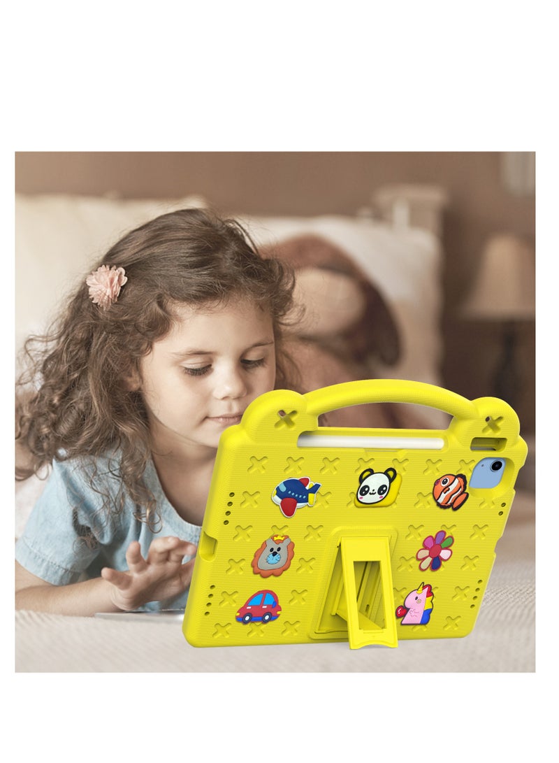 Kids Case Compatible with Samsung Galaxy Tab A8 10.5 Inch 2021 (SM-X200/X205) Heavy Duty EVA Foam Shockproof Cover Kids Proof Case with Stand - Image 3