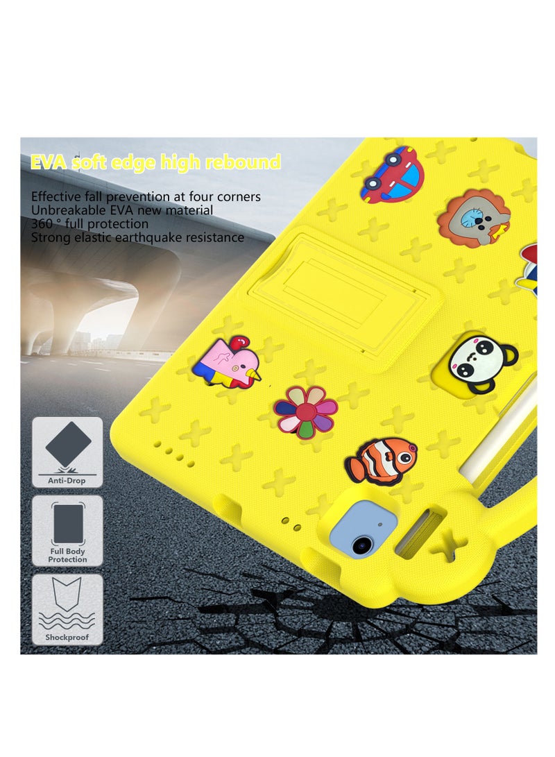 Kids Case Compatible with Samsung Galaxy Tab A8 10.5 Inch 2021 (SM-X200/X205) Heavy Duty EVA Foam Shockproof Cover Kids Proof Case with Stand - Image 4