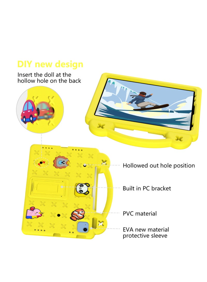 Kids Case Compatible with Samsung Galaxy Tab A8 10.5 Inch 2021 (SM-X200/X205) Heavy Duty EVA Foam Shockproof Cover Kids Proof Case with Stand - Image 5