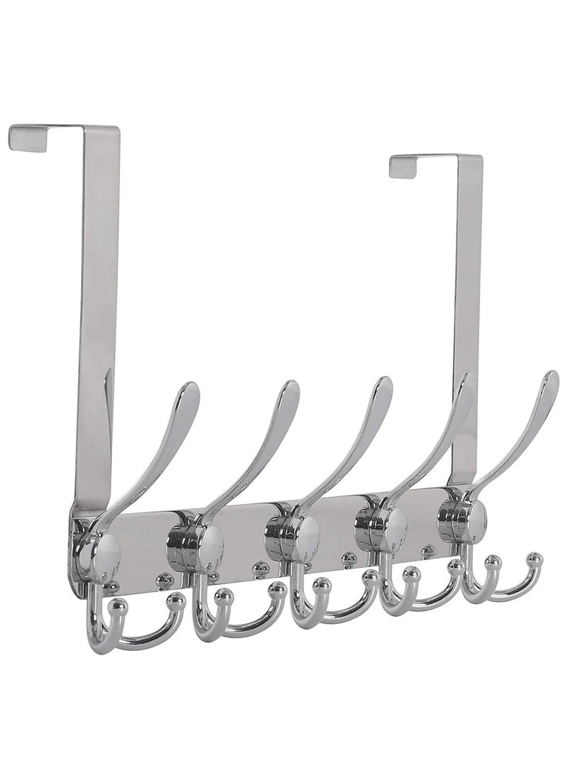 Arabest Door Hanger, Over Door Hooks Hanger, Door Hangers for Bedrooms, Stainless Steel Hooks Over Door Coat Hooks (Silver, 1PC)  - Image 2