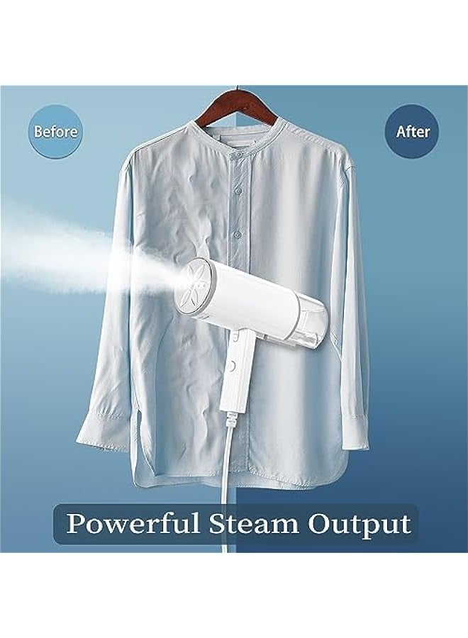 بيوينتي جهاز كي بالبخار محمول للملابس والسفر مع خزان مياه سعة 145 مل قابل للطي ومحمول باليد بتسخين سريع خلال 16 ثانية، جهاز كي بالبخار للقماش مع فرشاة وقمع للمنزل والمكتب والسفر من سوبيكاتي - Image 5