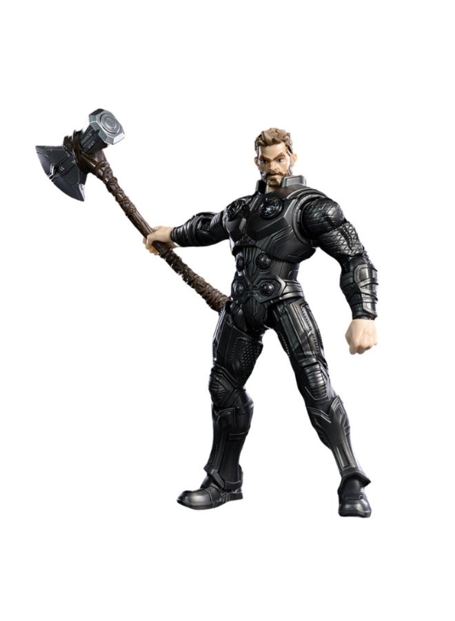 BLOKEES Marvel Infinity Saga Thor Champion Class Model Kit | 94 PCS Collectible Buildable Action Figure with Stormbreaker | STEM Construction Toy for Kids & Adults | Pose & Display - Image 3