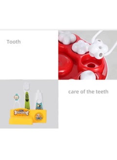 Toys Doctor Kit Role Play Toy Set - 17PCS Educational Pet Dentist Medical Box for Kids - Unisex Plastic Toy Set  - Image 3