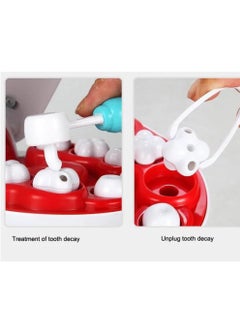 Toys Doctor Kit Role Play Toy Set - 17PCS Educational Pet Dentist Medical Box for Kids - Unisex Plastic Toy Set  - Image 4