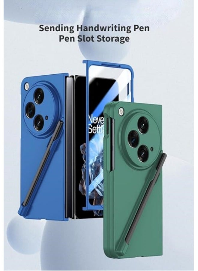 general Matte Hard Cover Compatible with OPPO Find N3 5G / OnePlus Open Case With Pen Slot Folding Protective PC Shockproof Hard Cover With Pen - Image 2