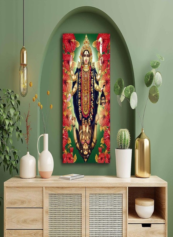 Wallpics Vinyl Goddess Maa Kali Waterproof Sticker Poster (Can1726-3, 24 Inch X 36 Inch, Multicolor) - Image 2
