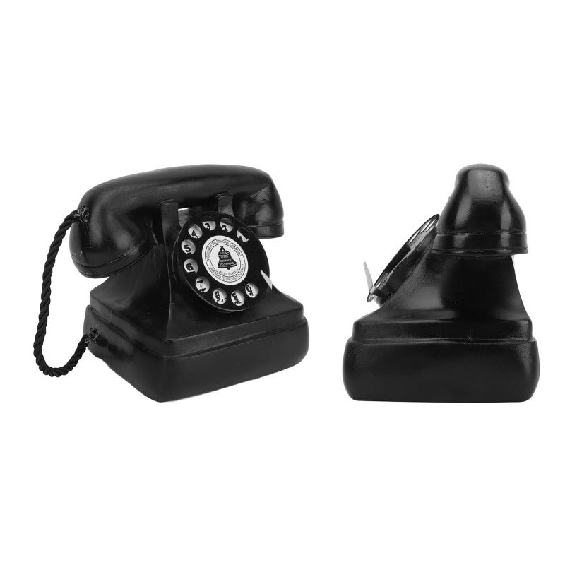 Retro Telephone: Premium Resin Vintage Landline With Nostalgic Dial - Classic European American Design, Decorative Phone for Home Office Decor, Holiday Gift - Image 5
