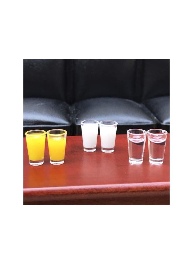klarako 1:12 Glasses Miniature Plastic Mini Cups Drinking Water Cups Dollhouse Decoration Kitchen Miniatures Accessories 12pcs  - Image 3