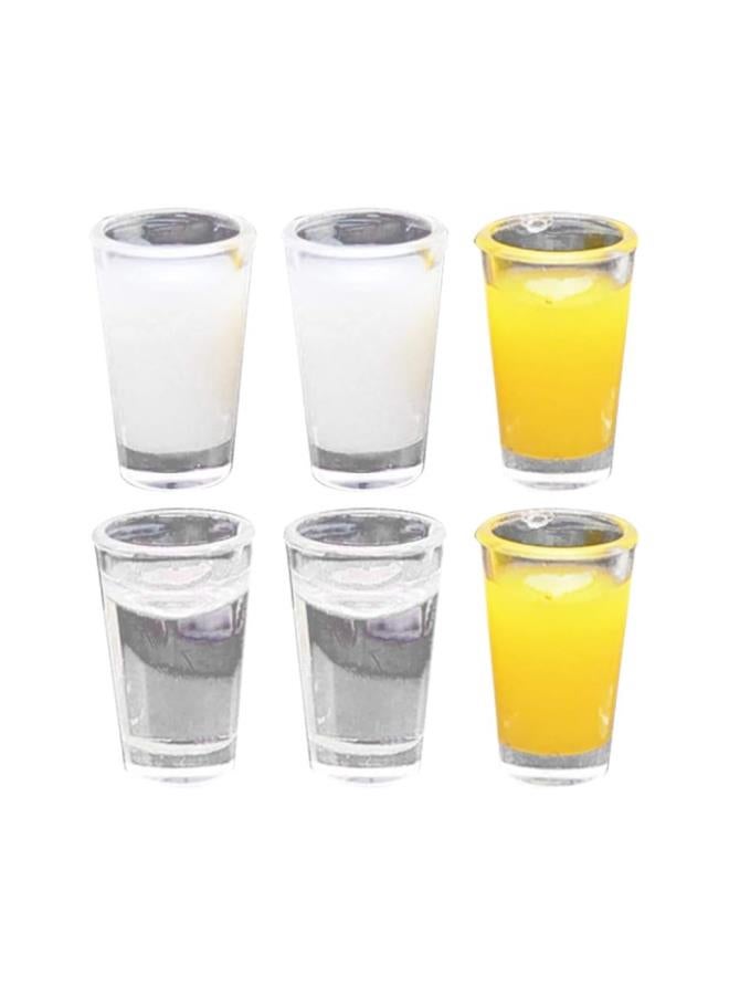 klarako 1:12 Glasses Miniature Plastic Mini Cups Drinking Water Cups Dollhouse Decoration Kitchen Miniatures Accessories 12pcs  - Image 4