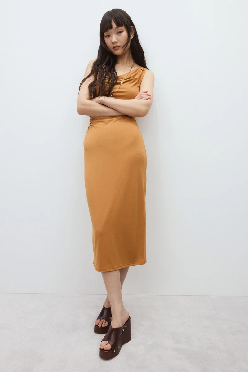 H&M Draped midi dress