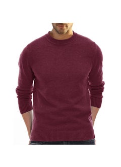 Generic Mens Knit Sweater Short Sleeve Thick Turtleneck Flower Blue  - Image 4