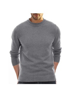 Generic Mens Knit Sweater Short Sleeve Thick Turtleneck Flower Blue  - Image 5