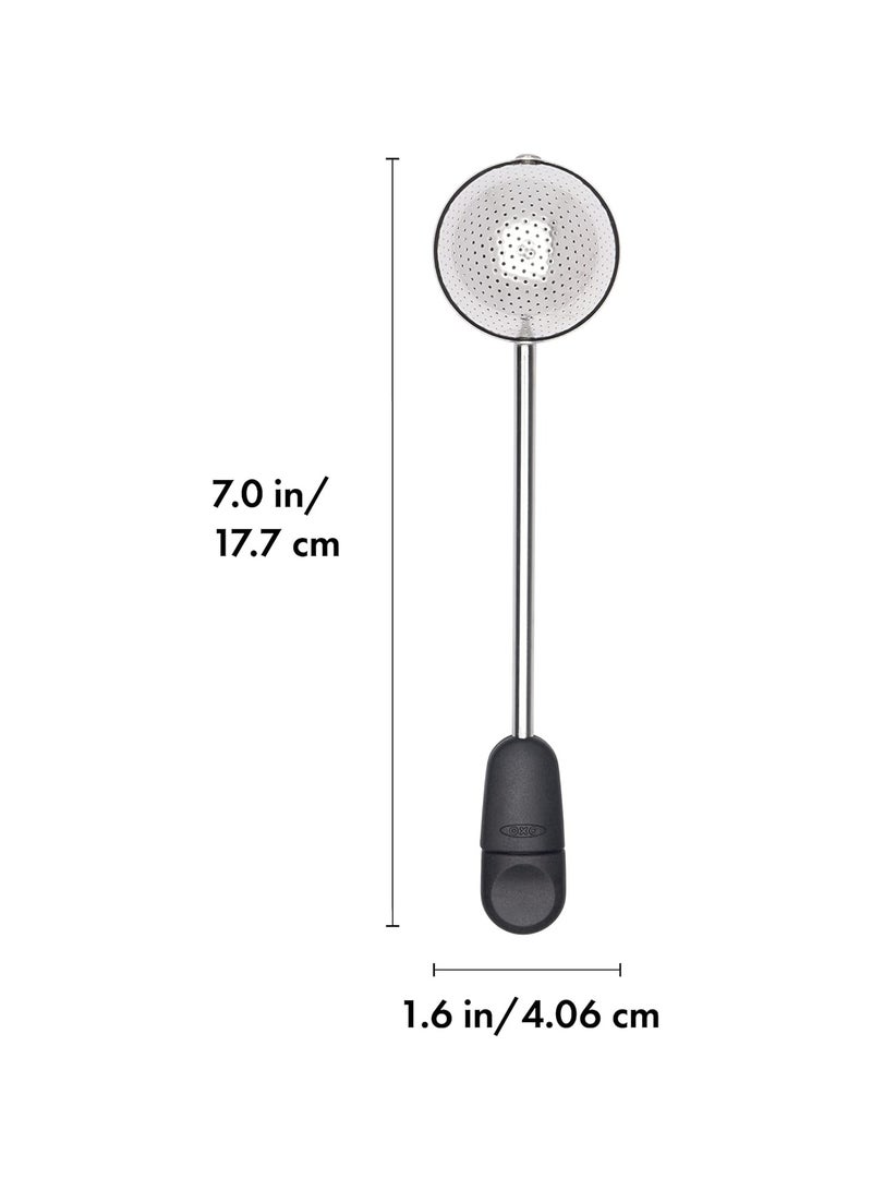 Bukela Stainless Steel Rotating Tea Strainer, Tea Ball, Tea Strainer Ball Tea Infuser, Tea Filter, Easy to Carry  - Image 2