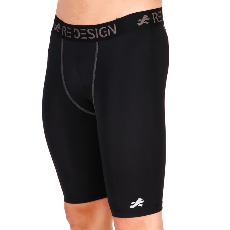 ReDesign Apparels Men Compression Shorts Tights (Nylon) Skins for Gym, Running, Cycling, Swimming, Basketball, Cricket, Yoga, Football, Tennis, Badminton & More, Large - Image 5