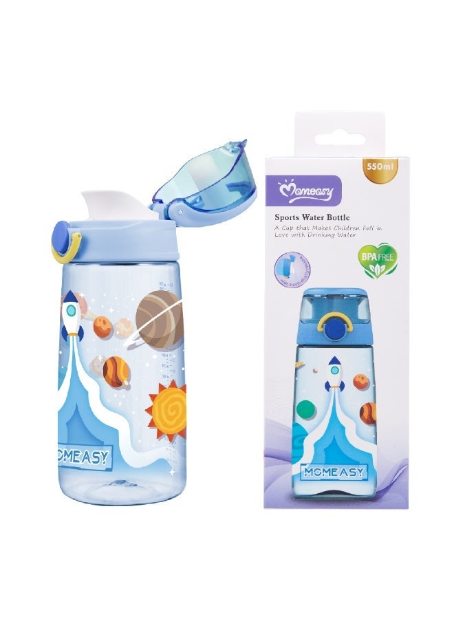 Momeasy Sports Water Bottle For Kids 550ml - Image 3