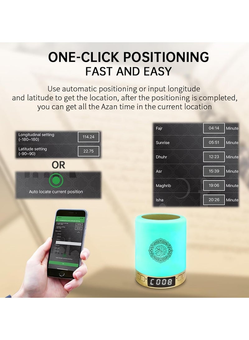 Equantu Quran Touch Lamp with APP Control Remote Control - Image 2