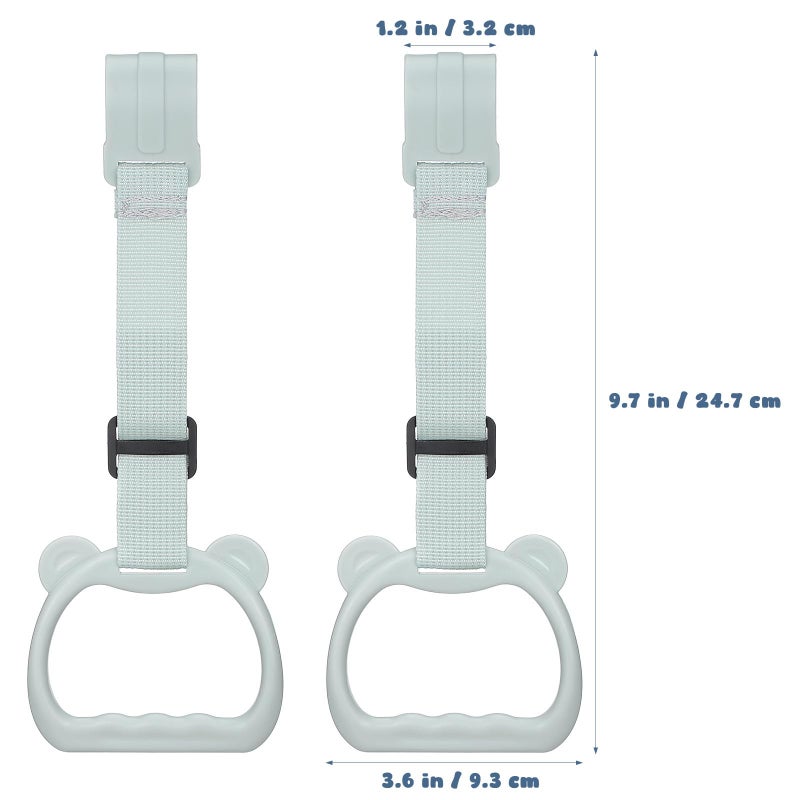 Adjustable Baby Pull Up Rings 2 Pcs Playpen Stand Up Assistant For Infant Walking Practice - Image 3