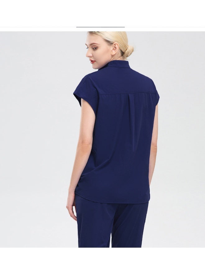 NIBEMINENT Fashion Hospital Doctor Work Clothes Women Clinical Surgical Uniforms Medical Scrubs Uniforms Nurse Accessories Dental Workwear - Image 3