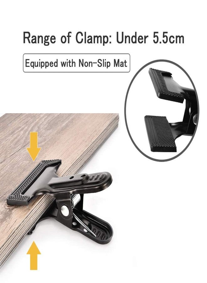KAGYOKU Backdrop Spring Clamps - 2 Pack of 4" Heavy Duty Clips for Photography Background Stands, Woodworking & Home Improvement Projects - Image 4