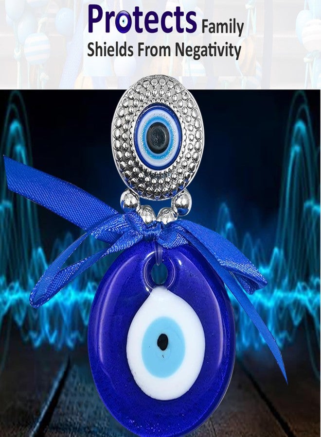 PACKNBUY OM Turkish Evil Eye Nazar Battu Hanging for Home Entrance Main Door Good Luck Vastu Feng Shui Decor OM Protection Charm Positive Energy Spiritual Wall Hanging for Office Shop Car - Image 4