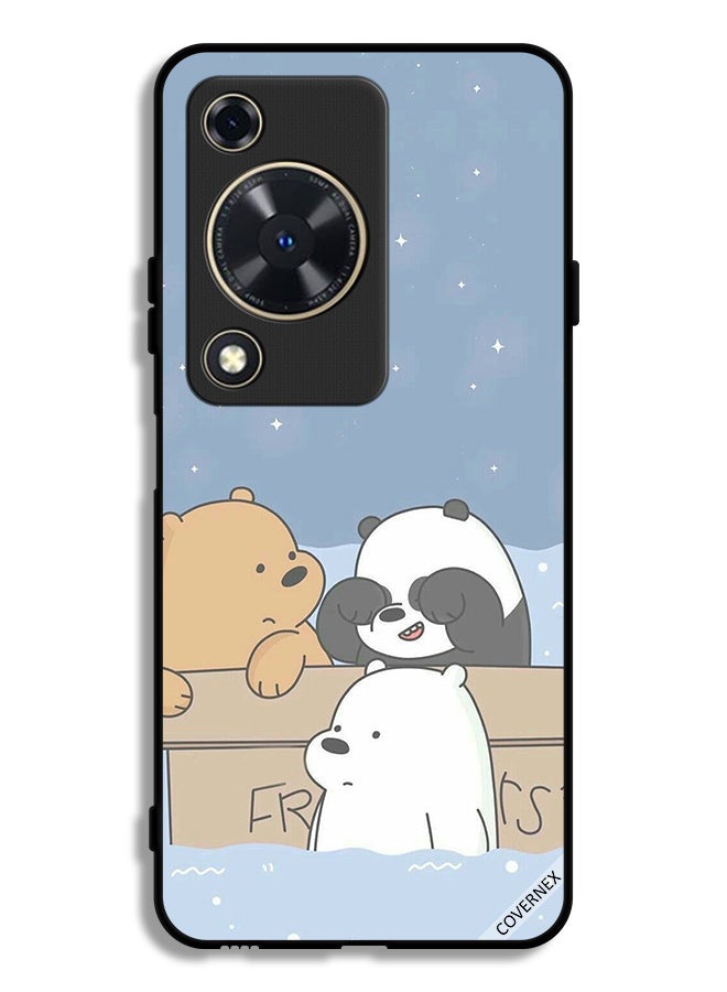 Covernex Huawei Nova Y72S Protective Case Cover Bear Friends