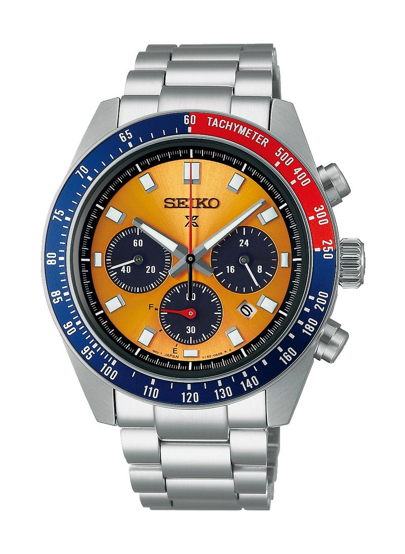 Seiko ساعة كرونوغراف بروسبكس سبيدتايمر سولار "بوج" – SSC947 – 41.4 مم من الفولاذ المقاوم للصدأ - Image 1