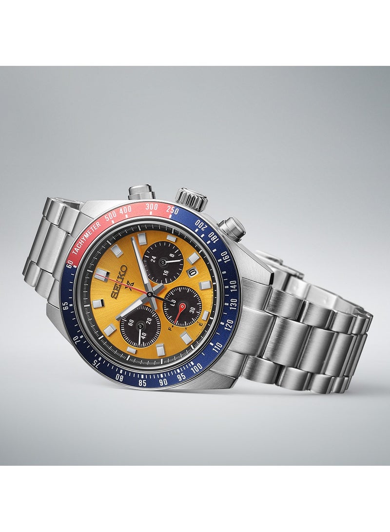 Seiko ساعة كرونوغراف بروسبكس سبيدتايمر سولار "بوج" – SSC947 – 41.4 مم من الفولاذ المقاوم للصدأ - Image 3