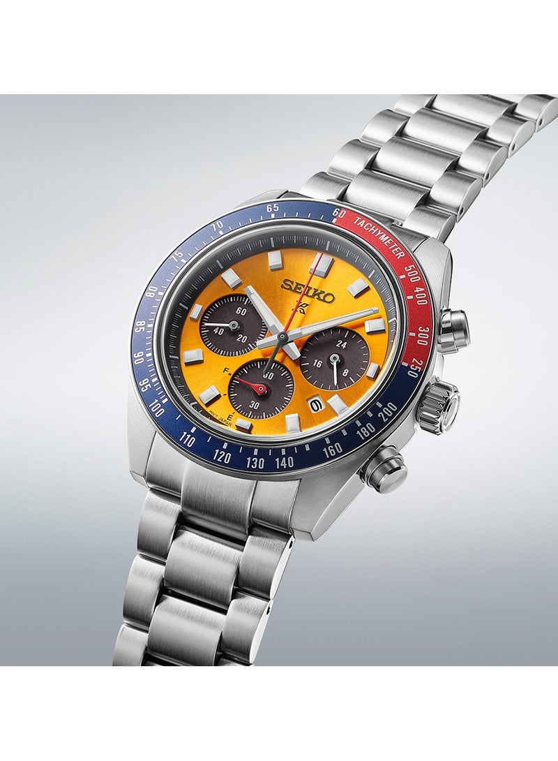 Seiko ساعة كرونوغراف بروسبكس سبيدتايمر سولار "بوج" – SSC947 – 41.4 مم من الفولاذ المقاوم للصدأ - Image 2